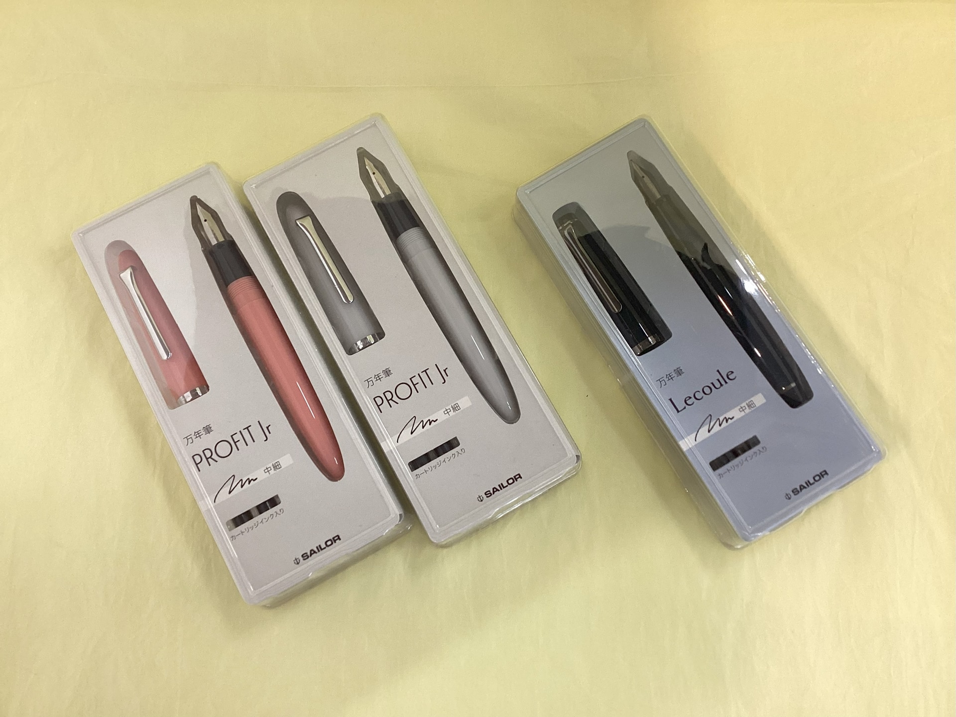SAILOR万年筆(中細)　PROFIT Jr’ ＆ Lecoule
