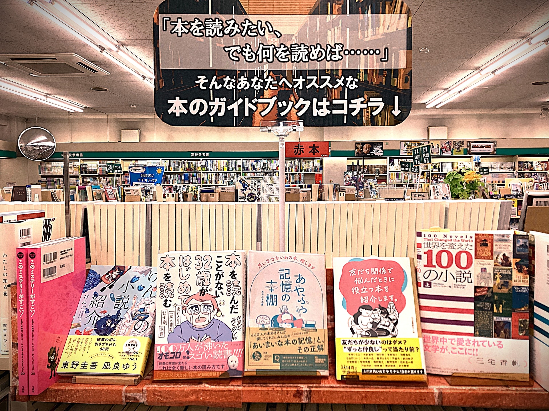 本のガイドブックコーナー